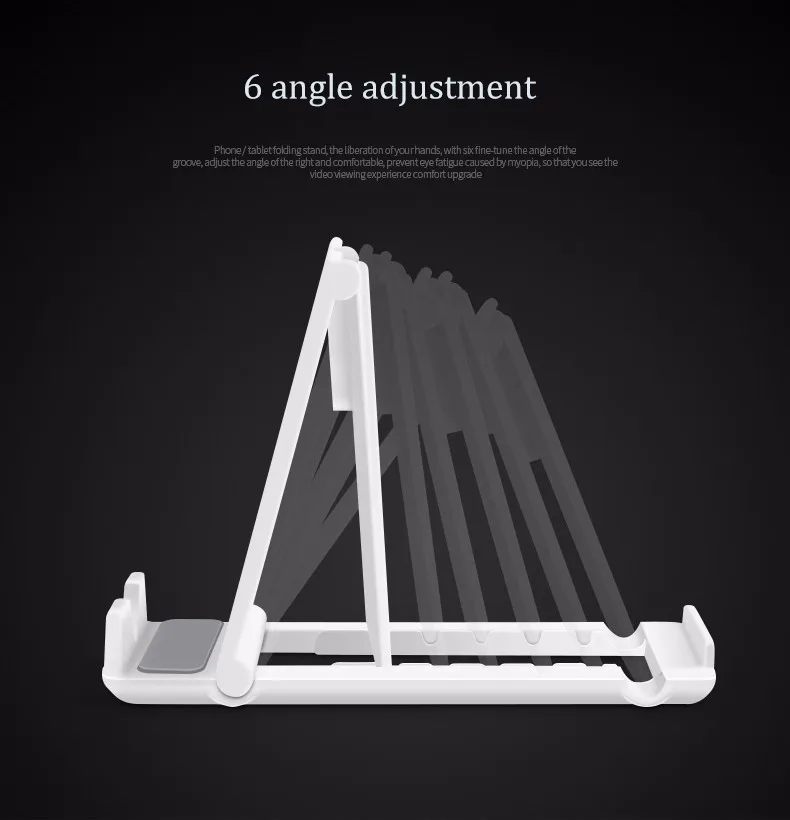 Wangcangli настольная подставка для телефона Складная подставка для мобильного телефона общая подставка для телефона подходит для xiaomi mi5a мобильный телефон планшет