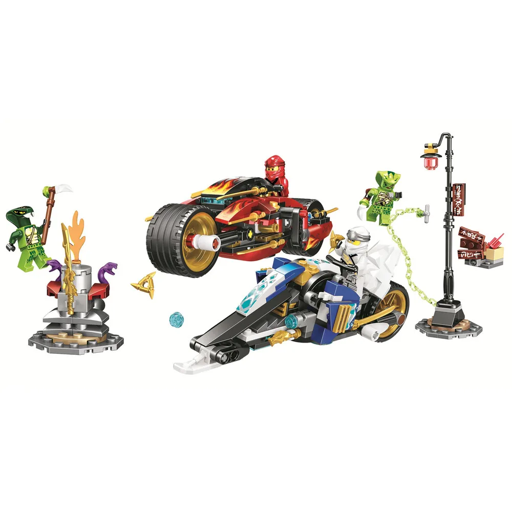 Goede Ninjagoed Legacy Blade Cyclus Sneeuwscooter Bouwstenen Kit Bricks Classic Movie Ninja Model Kinderen Speelgoed Compatibel Legoings