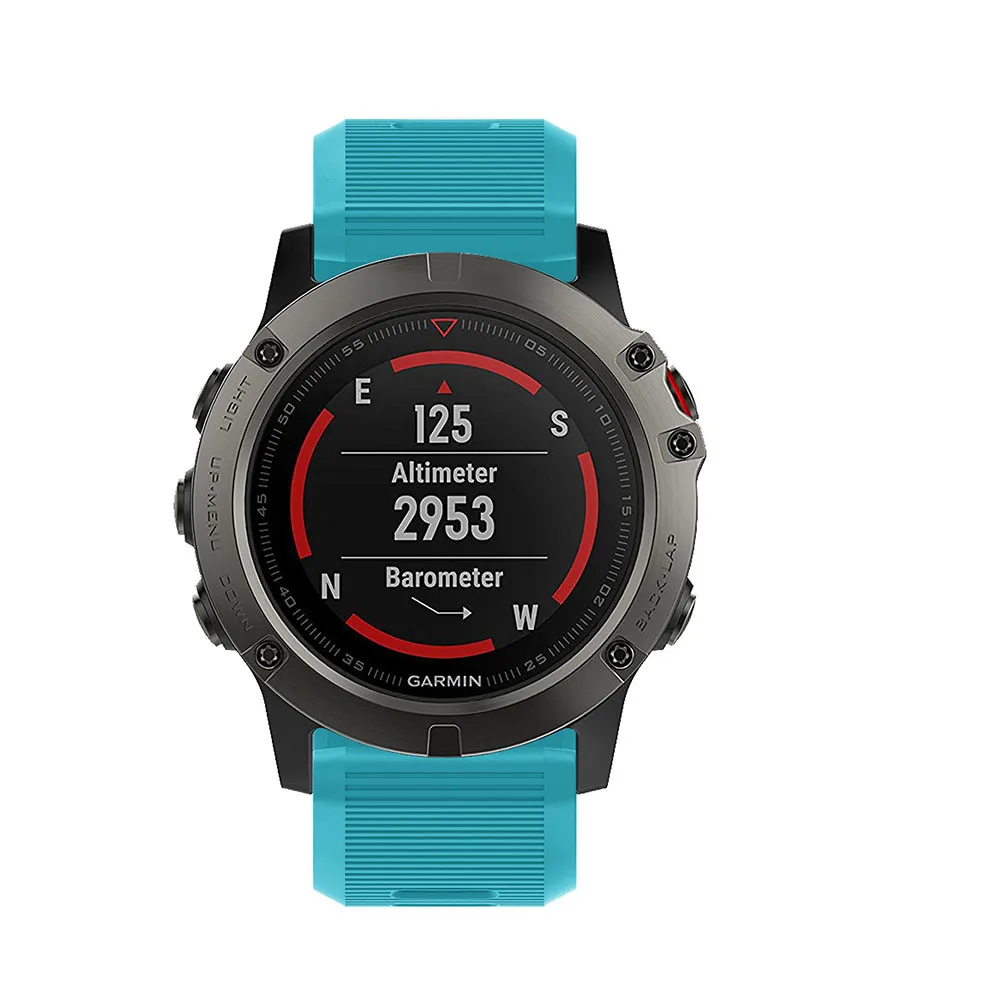 Из силикагеля, мягкий Quick Release ремешок в комплекте ремешок для Garmin Fenix 5X gps Смарт часы фитнес Браслет умные аксессуары Замена