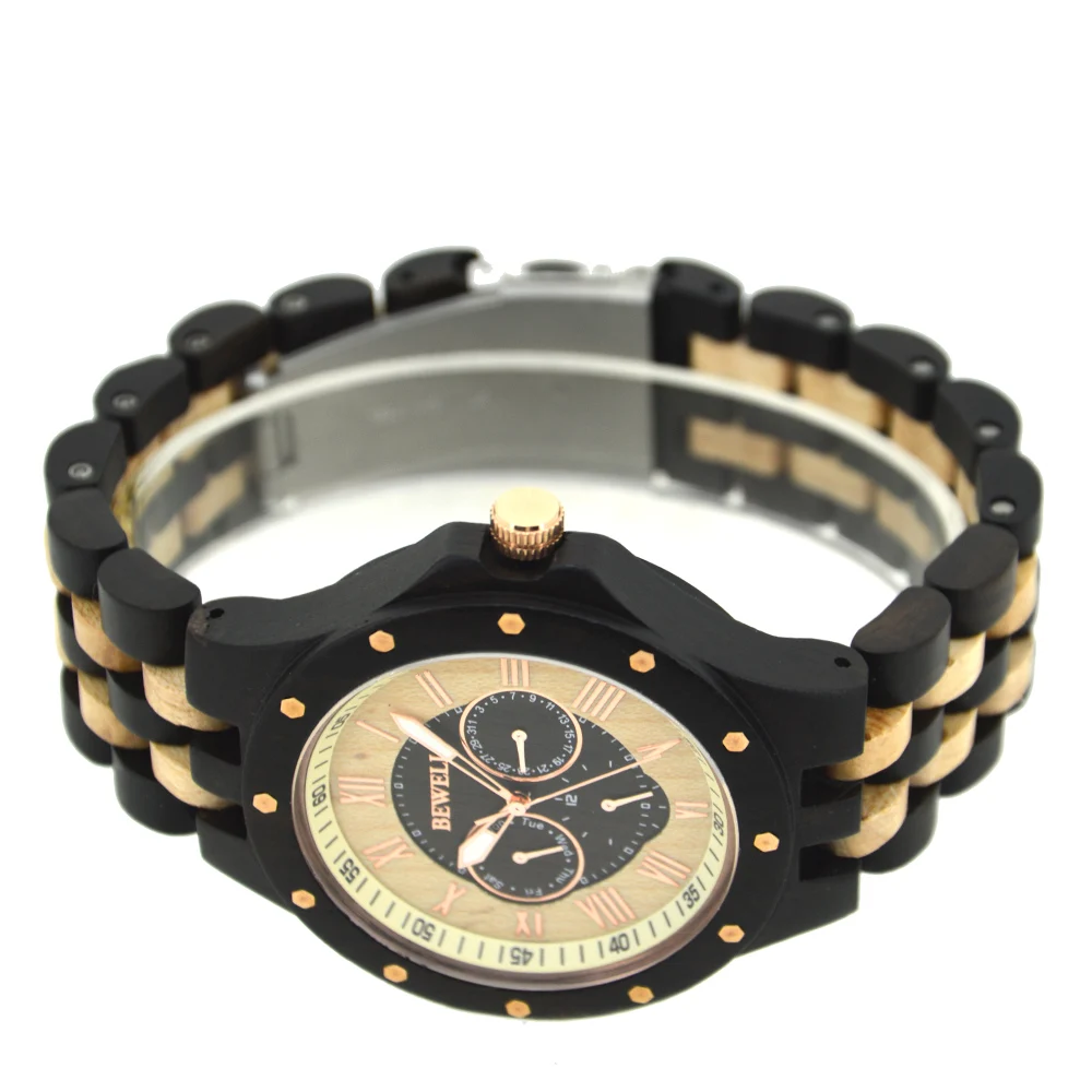 BEWELL WOODEN WATCH