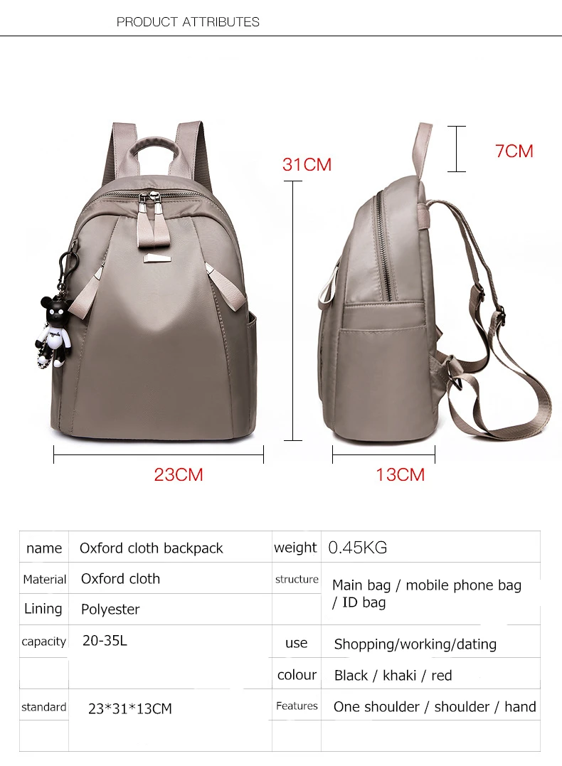 Mochilas Mujer 2019 Новинка Оксфорд Водонепроницаемая Студенческая сумка дорожный повседневный рюкзак женская уличная сумка Mochila Feminina