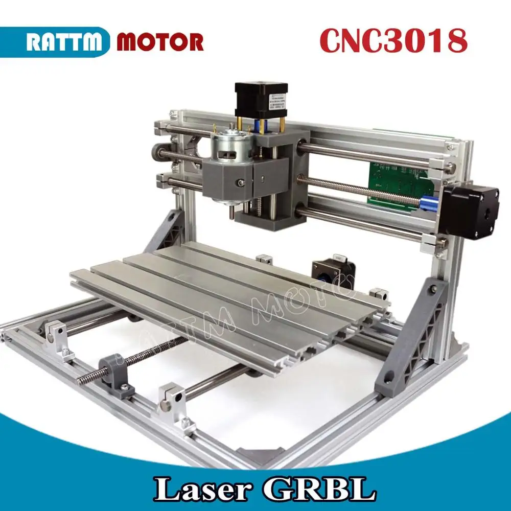 В ЕС! CNC 3018 GRBL управление Diy станок с ЧПУ 30x18x4,5 см, 3 оси Pcb ПВХ фрезерный станок древесины маршрутизатор лазерная гравировка v2.5 - Цвет: 3018