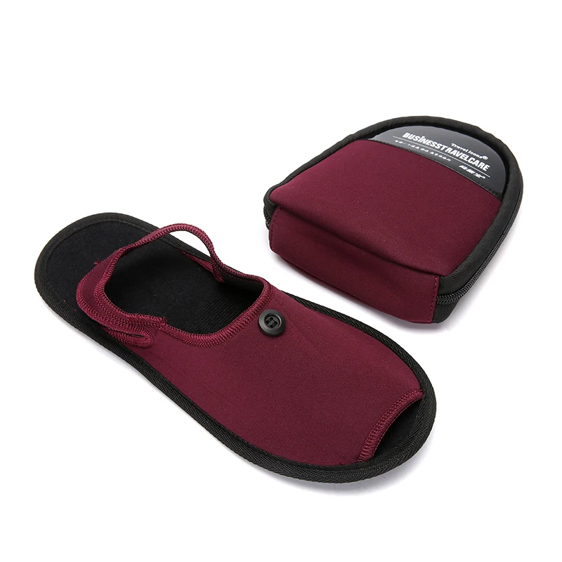 ladies travel slippers with case