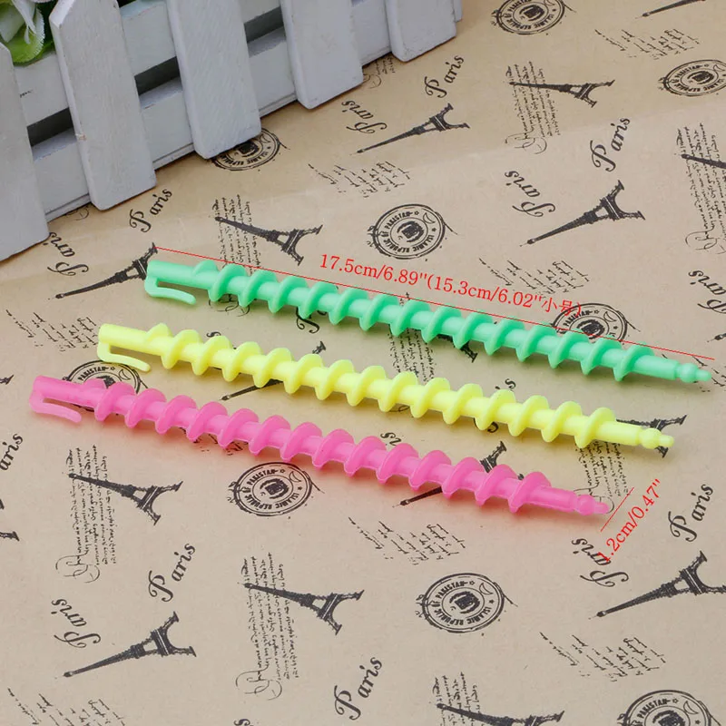 Hair Styling Tools Plastic Spiral Hair Perm Rod 26Pcs