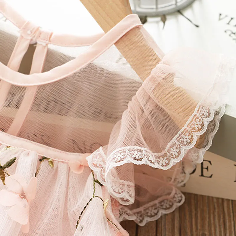 verão meninas flor vestido de princesa crianças