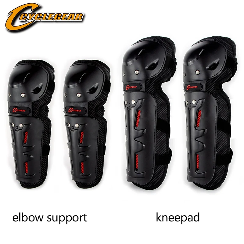 

New Arrival Motocross Equipment Knee Protection Gear Motorcycle Elbow & Knee Pads Protectors Guards Cyclegear K10H10