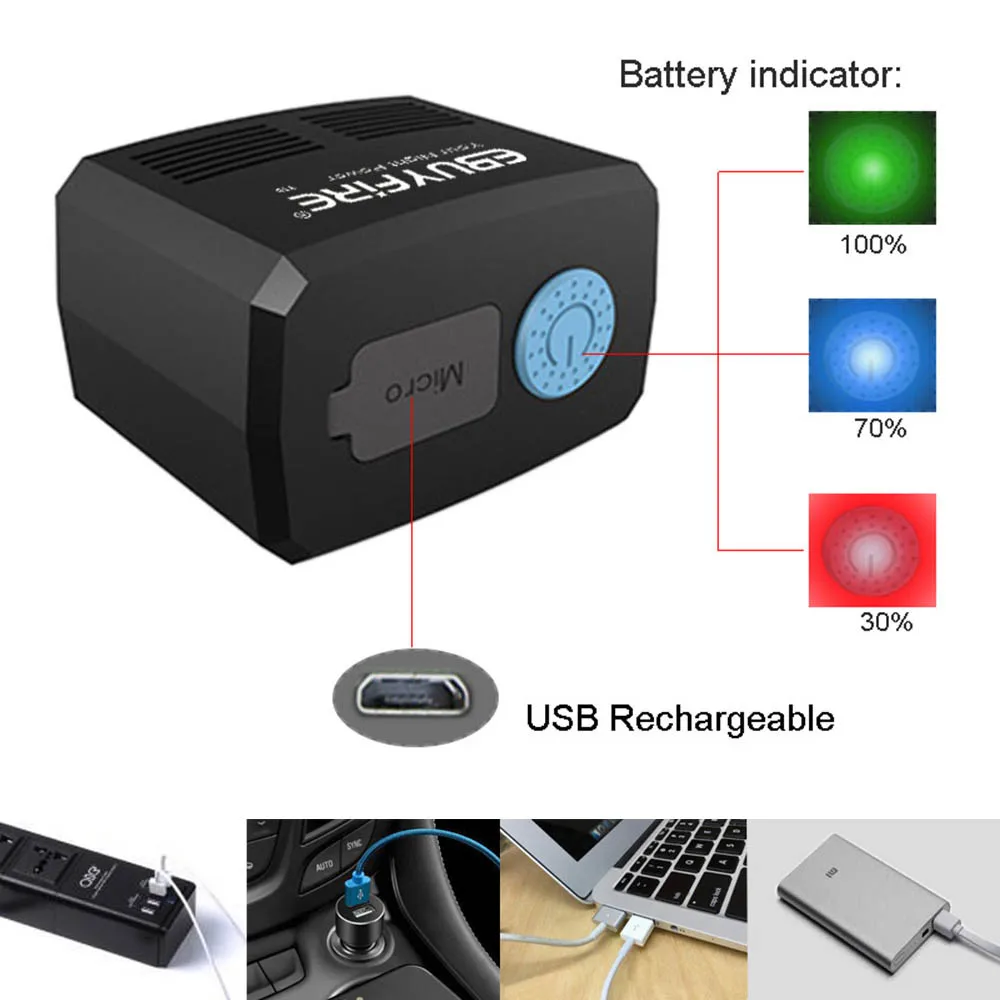 Top LED Bike light 6000LM 5 Modes USB Rechargeable bicycle Front lamp 2x LED light Cycling taillight 4