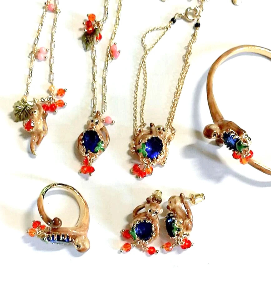 Buy CSxjd luxury Jewelry Lovely romantic monkey jungle