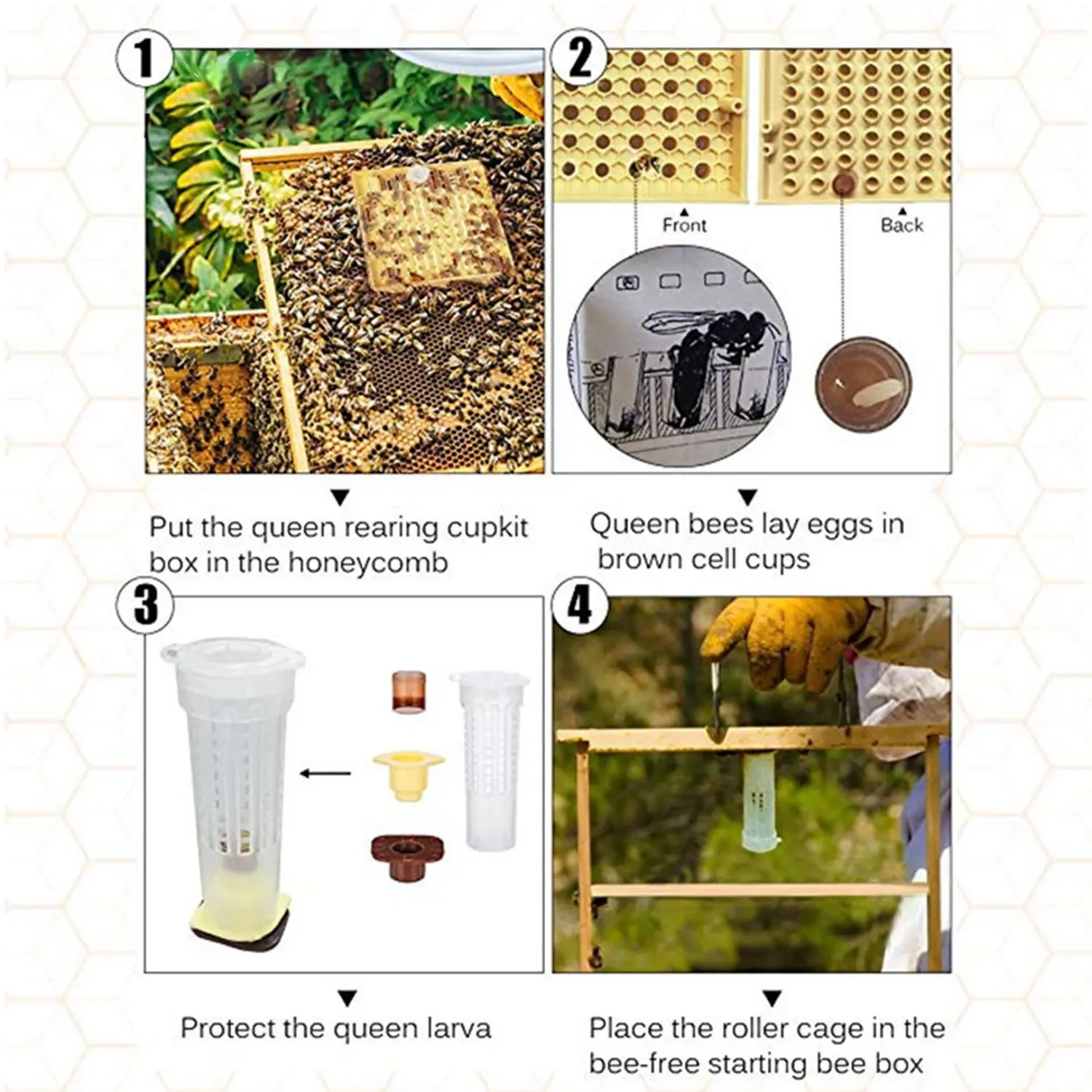 Полный набор для пчел-королевы, набор для пчел, пчеловодство, ловушка для пчел, клетка для пчел, инструменты для пчел, набор для пчел