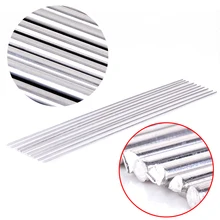 10 шт. алюминиевые сварочные стержни низкотемпературная Сварка Tig пайка пайки стержни с коррозионной устойчивостью 3,2 мм x 450 мм