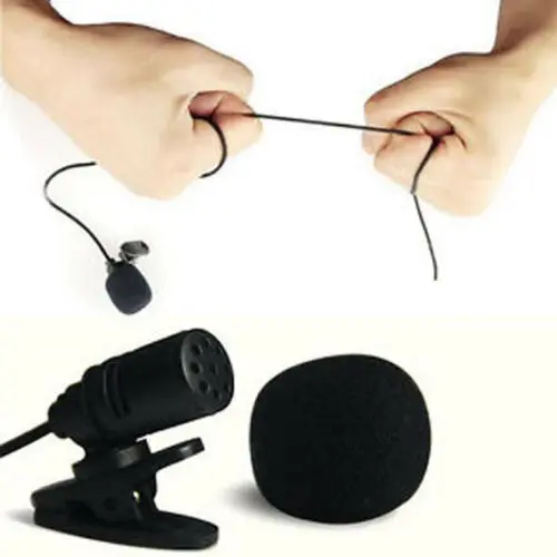 3 5 мм мини портативный микрофон конденсатор клип на лацкане Lavalier Mic проводной