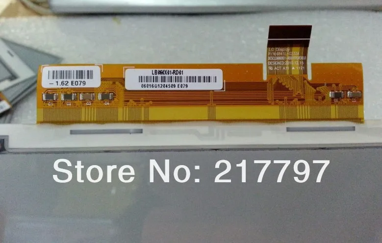 Цена Доставка LB060X01 RD01 LB060X02 RD01EINK Заводской Оригинальный чернильный экран для Digma S602 для iriver story HD или Wexler flex one eboo