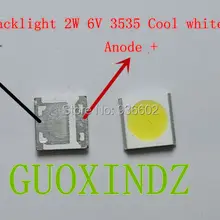 WOOREE светодиодный подсветка 2 Вт 6 в 3535 150LM холодный белый WM35E2F-YR09B-eA ЖК-подсветка для ТВ приложения