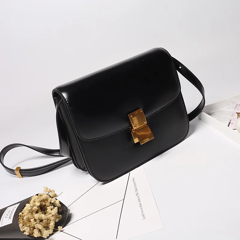Классический дизайн, натуральная кожа, винтажные пряжки, повседневная женская сумка через плечо, Женская сумочка, сумка через плечо, дизайнерская сумка