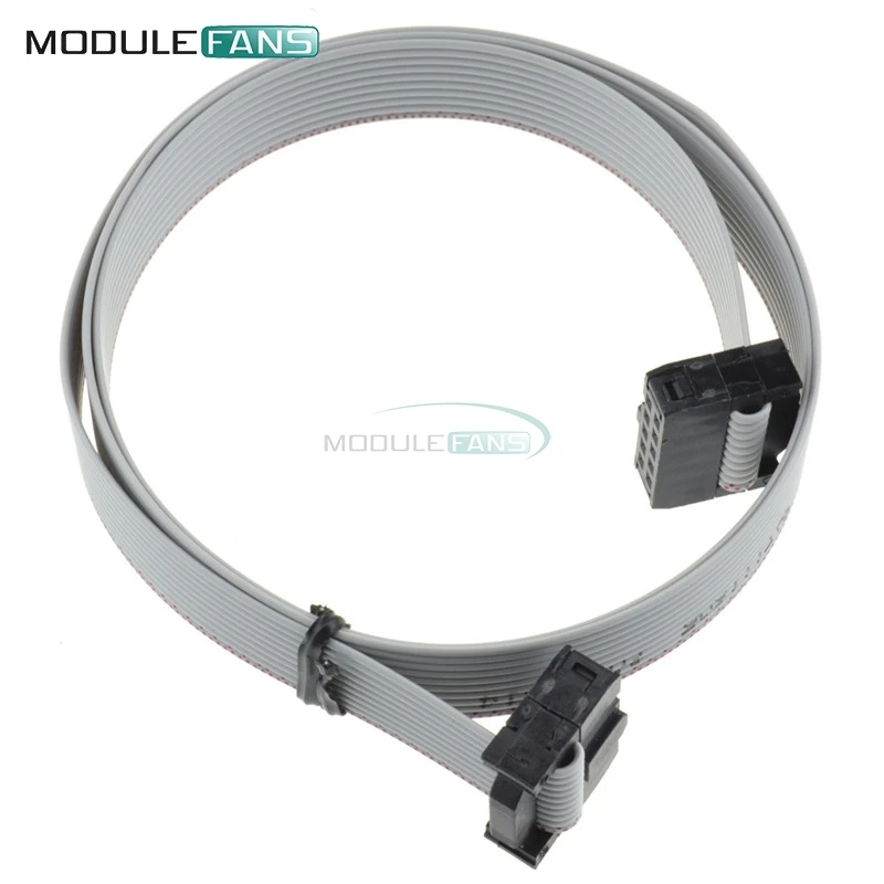 

70CM 10 Pin USBISP USBASP JTAG AVR Download wire 10P Ribbon Cable 2.3ft 2.54mm Diy Electronic Module Diy Kit Pcb Board