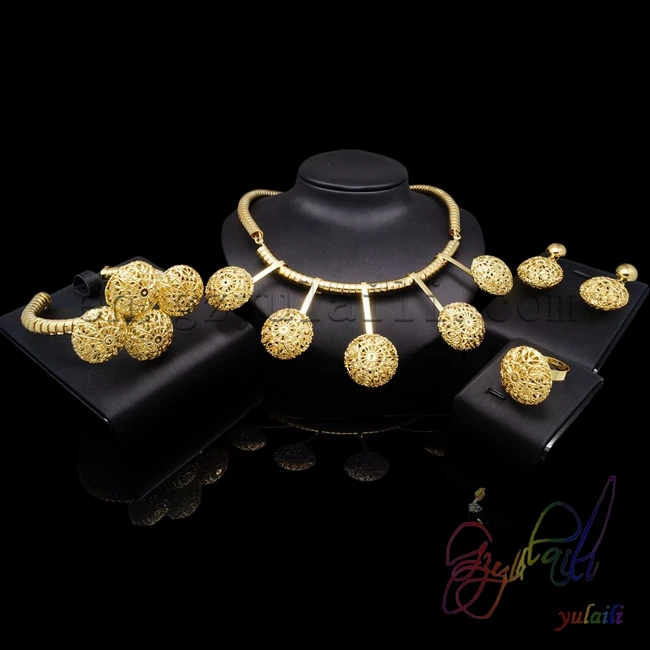 Dubai Gold Jewelry Set|jewelry 