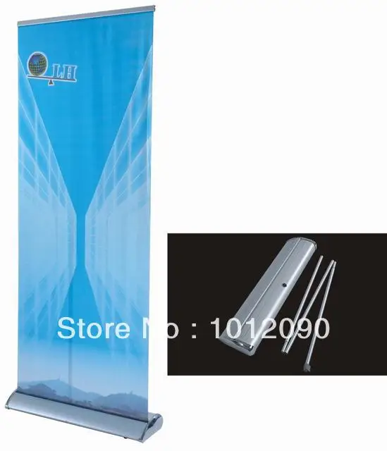 

High quality 200X85cm Retractable Banner Stand Silverstep 34w Pull up Banner Display with one side printing
