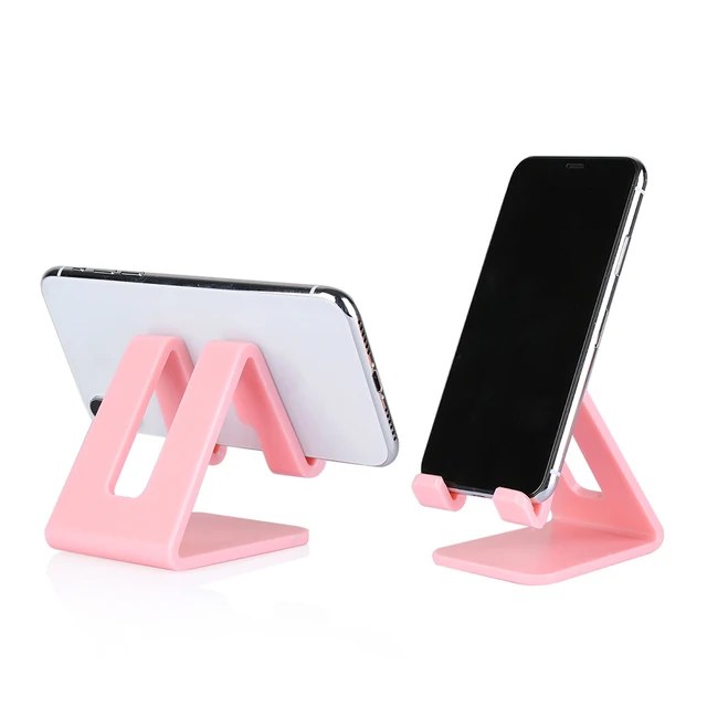 1PC Universal Portable Mobile Phone Holder Plastic Bed Office Desk