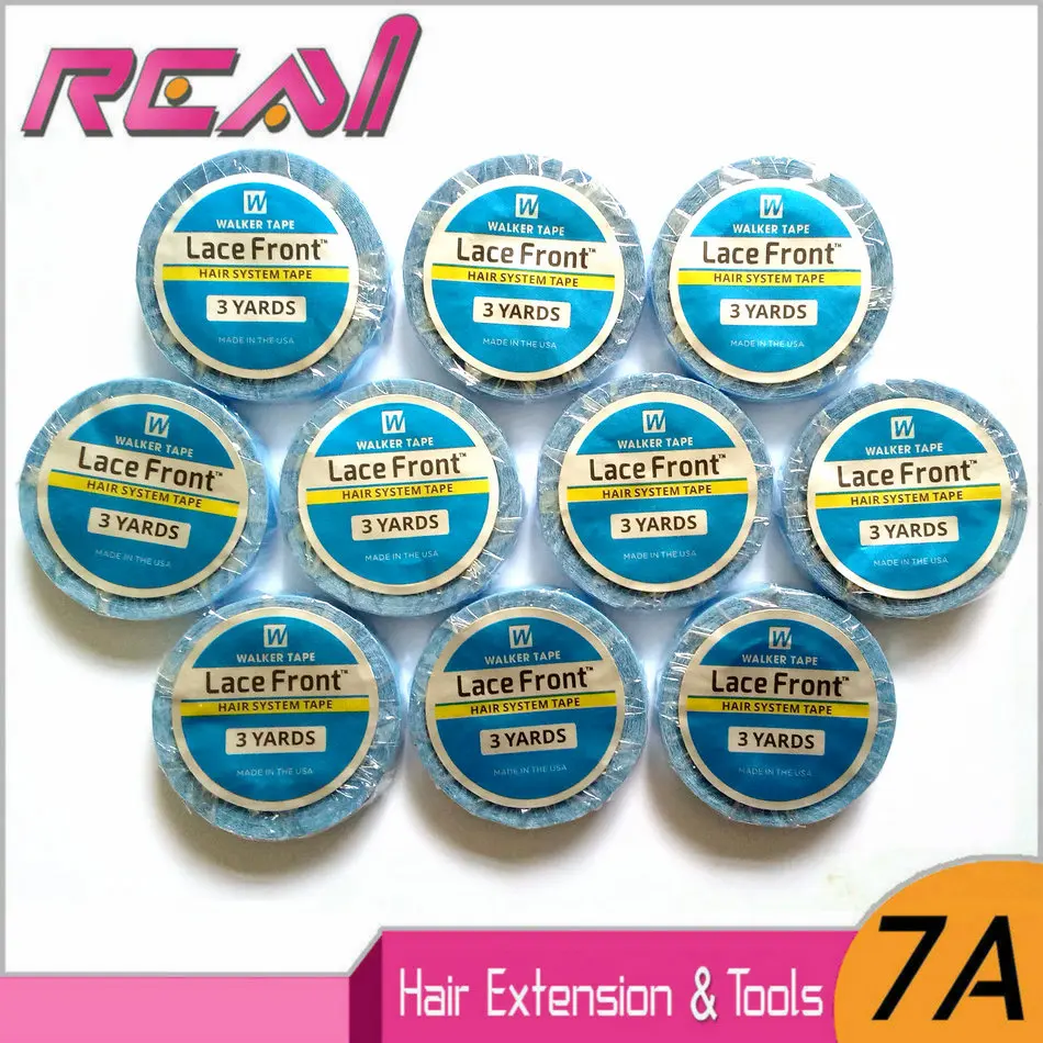 3 Yards Blue Color Waterproof Lace Front Support Adhesive Tape For Wig Toupee Tape Double Side Tape For Tape Hair Extensions