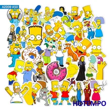 50pcs Simpson Cartoon TV Mixed Creative Stickers for Mobile Phone Laptop Luggage Guitar Case Skateboard Bike Car Decal Stickers 50pcs Simpson Cartoon TV Mixed Creative Stickers for Mobile Phone Laptop Luggage Guitar Case Skateboard Bike Car Decal Stickers