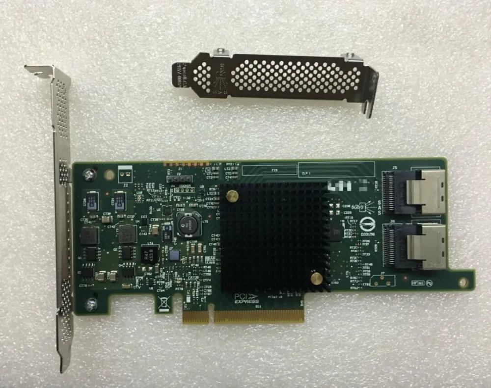 Сетевая карта адаптер для LSI SAS 9217 8i IR mode PCI E 3 0 HBA 6 ГБ SATA NAS HDD RAID контроллер хост