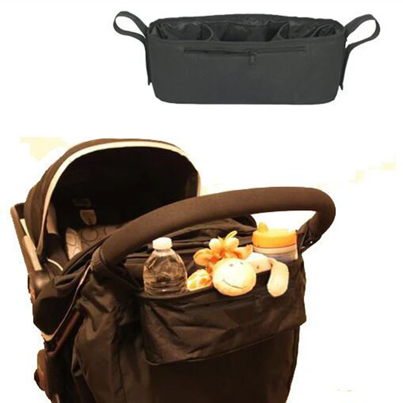 

Hot Selling Baby Strollers Accessories Baby Carriage Pram Cart Bottle Diaper Bag Polyester Newborn Nappy Bag Stroller Bag