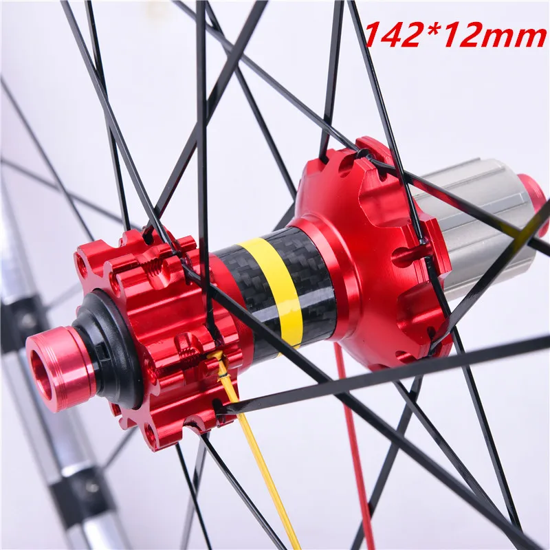 Sale MTB  crossride  disc Carbon flower Hub drum mountain bike seal wheelset rolling bearing, six holes,  26 27.5 29 DISC wheels 2