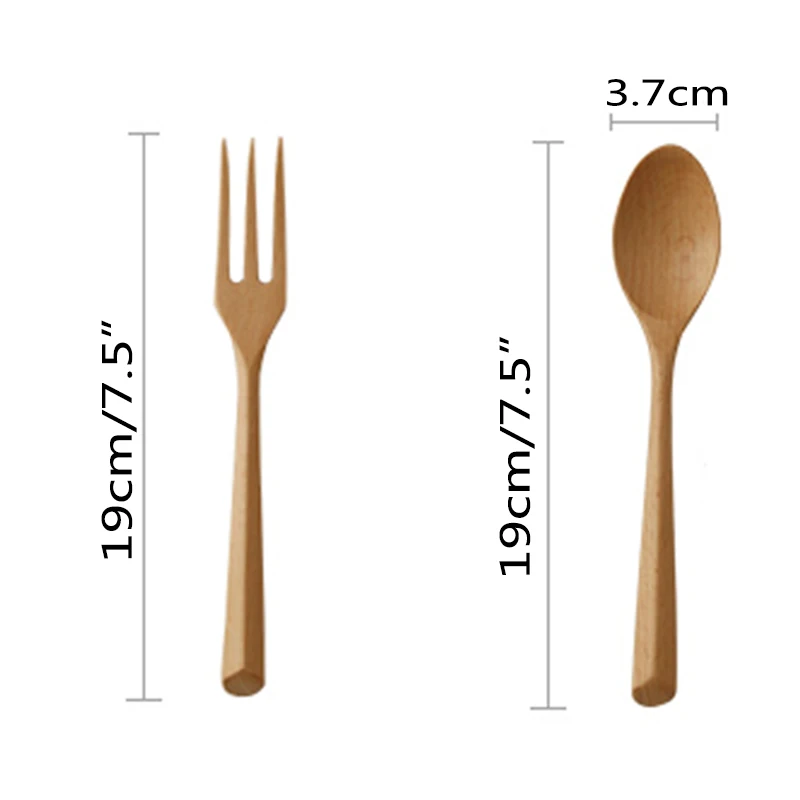 2pcs wooden spoon fork set (6)