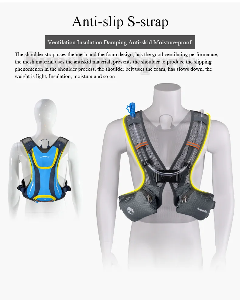 Flash Deal Anmeilu 5L Outdoor Sport Cycling Backpack Nylon Waterproof Ultralight Road  Bike Travel Bag Running Bicycle Backpack Packs 10