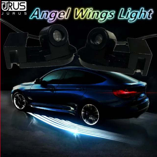 JURUS Universal 2 x Led Lamp For Auto Angel Wings Car Lights