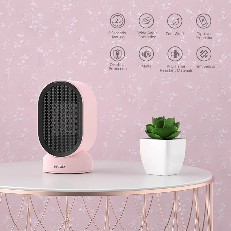 600 Вт Handy Электрический нагреватель Портативный мини номер Air вращающийся