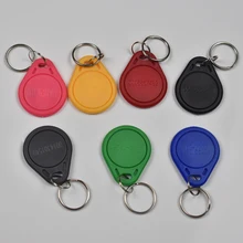 100 шт./пакет 125 кГц RFID Близость EM пропуск жетон TK4100 метки брелки для ключей для контроля доступа посещаемости времени