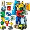 Creative Magic Number Transformation Robot Toy Digital Deformation Robot Building Blocks Numbers Robots Action Figures ► Photo 1/5