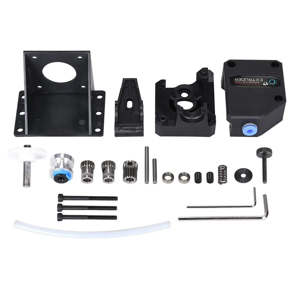 Najtaniej Części do drukarek 3D wytłaczarka BMG sklonowany Btech podwójny napęd wytłaczarki wytłaczarki bowden Filament podwójny bieg do drukarki 3D CR10 MK8 Reprap