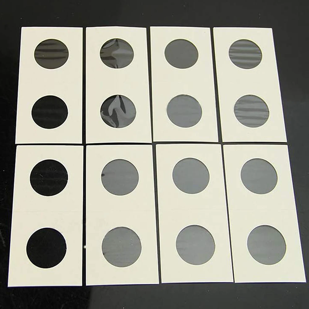 100 шт 40 мм картонные Альбомы для коллекции монет клип-кейс бумажные сумки флип-бумага доска для монет коллекционные держатели поставки флип