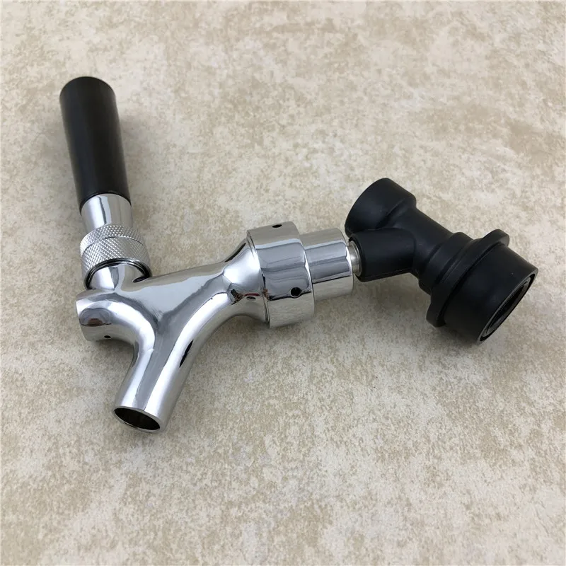 

High quality New stainless steel beer tap faucet with ball lock quick disconnect kit homebrew
