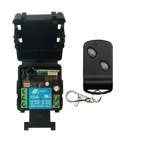DC12V 24V 1CH 10A RF беспроводной переключатель системы дистанционного управления
