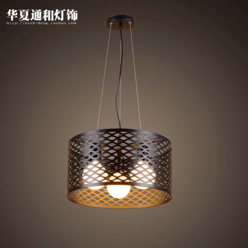 

Modern minimalist pendant lights restaurant European style village industrial lamp loft living room lamp plate ZL4125