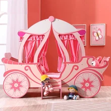 Покроя «принцесс», детская наборы фурнитуры для спальни кровать девушка кровать принцессы кровать, односпальная кровать