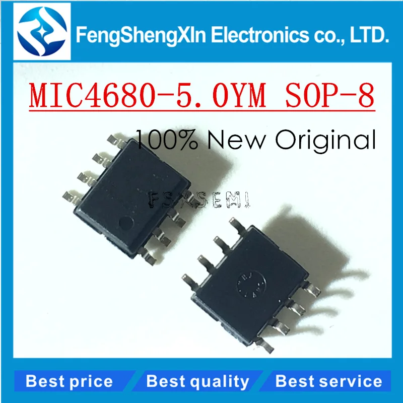 10 шт./Лот Новый MIC4680 MIC4680-5.0YM SOP-8 регулятор напряжения постоянного тока