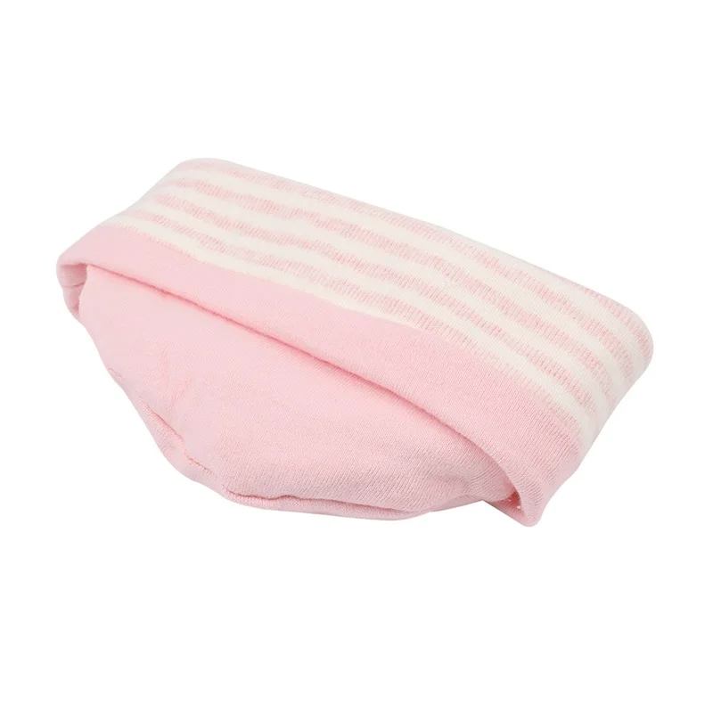 Organic Cotton Newborn Baby Hat Striped Cat Ears Infant Beanie Soft Double Layer Tire Hat Cure Newborn Beanie Baby Boys Clothing (14)