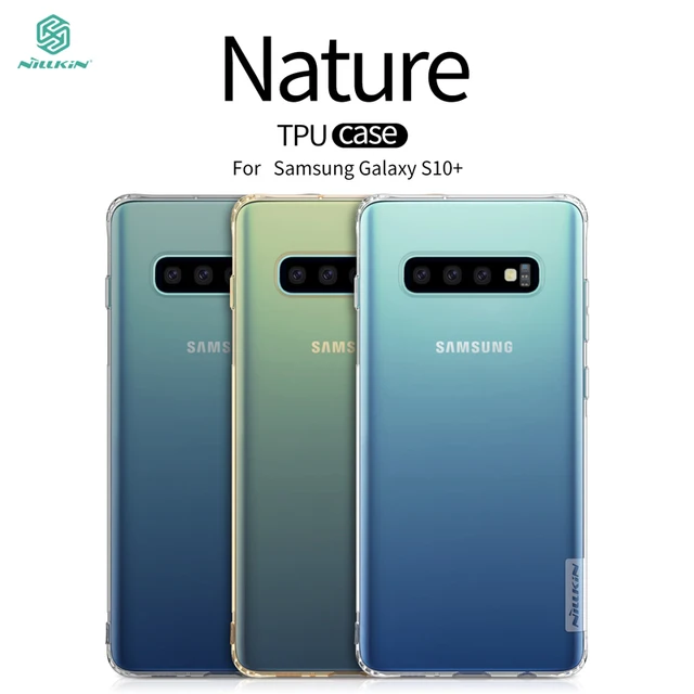 Best Offers For Samsung Galaxy S10 plus Case NILLKIN Ultra Thin Slim TPU Case For Samsung Galaxy S10 plus High Quality Fitted Cases Cover