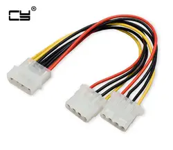 IDE 4 P к двойной IDE Y Splitter 10 см жесткий диск Мощность питания кабель-удлинитель 5 шт
