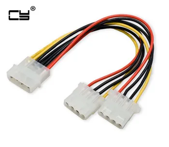 

IDE 4p to dual IDE Y Splitter 10cm hard disk Power supply Extension Cable 5pcs