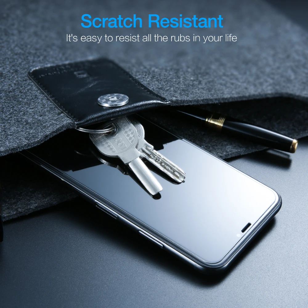 KISSCASE Screen Protector Für iPhone XR XS XS Max Ultra Thin HD Löschen Schutz Glas Gehärtetem Glas
