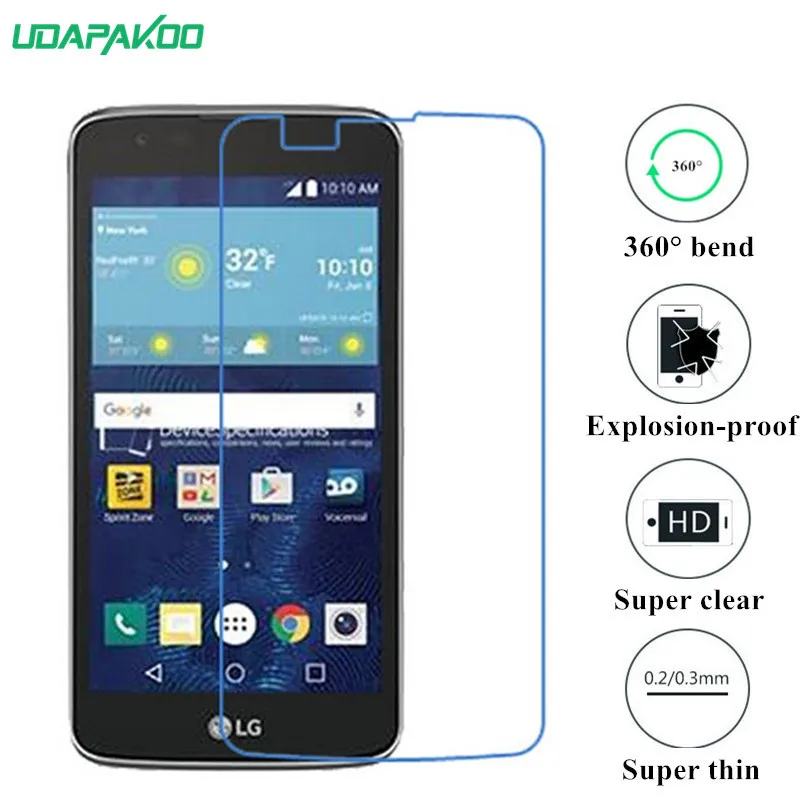 Udapakoo прозрачная закаленная (мягкое стекло) пленка для LG K7 X210 X210DS нано