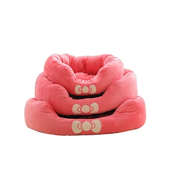 

Pet Dog Bed Warming Puppy Dogs House Soft Material Pet Nest Candy Colored Fall and Winter Warm Nest Kennel For Small Dog Cats