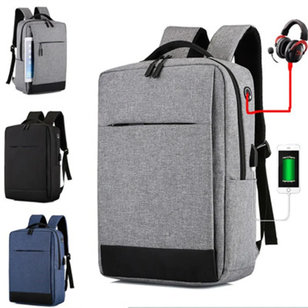 

New Backpack Multifunction USB Laptop Shoulder Bag Business Bag Student Backpack Oxford Cloth Waterproof Bag