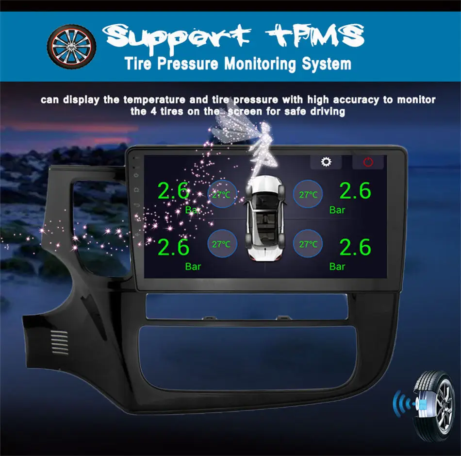 2 din android 10 0 GPS Navi для Mitsubishi Outlander 2014 2015 2016 2017 Авто радио навигация Мультимедиа 6G + 128G