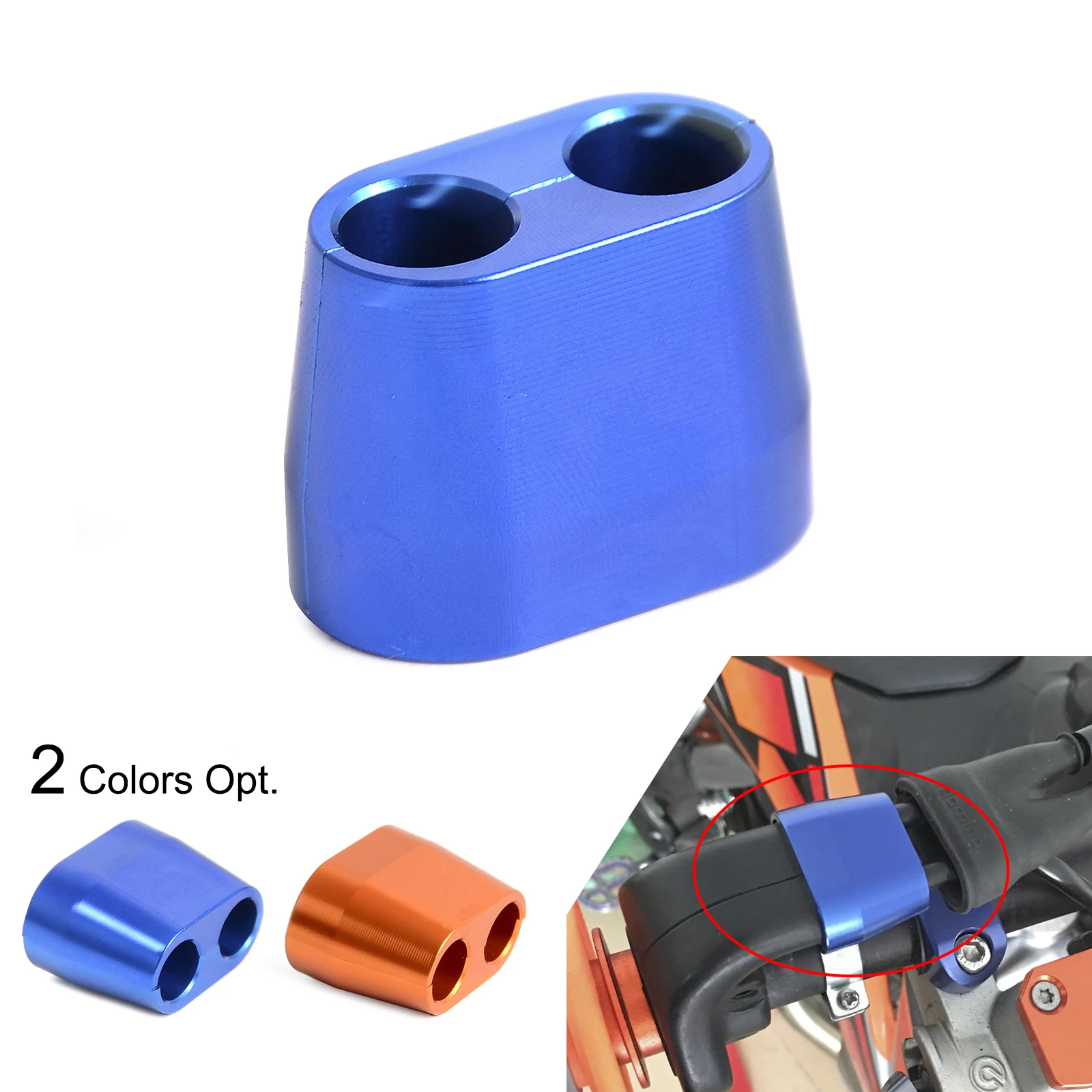 Color : Orange Copertura della Protezione del Cavo del Cavo dell/'acceleratore del Motociclo per Husqvarna Fe Te TC FC SM TXC 250 350 449 450 450 501 510 511 570 610 630